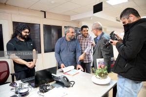 بازدید علی ربیعی، سخنگوی دولت دوازدهم از روزنامه فرهیختگان