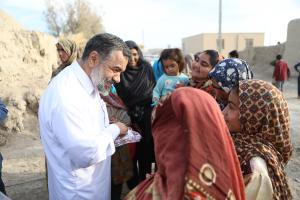 حضور مداحان در روستاهای مرزی سیستان بلوچستان با لباس بلوچی