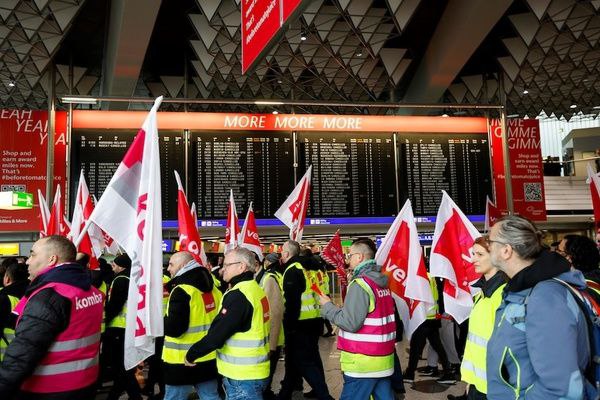 اعتصاب سراسری بخش حمل‌ونقل در آلمان کلید خورد