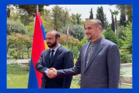 استقبال امیرعبدالهیان از وزیرخارجه ارمنستان