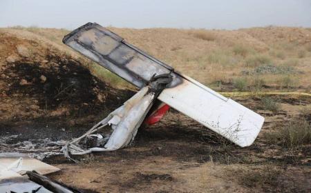 جزئیات سقوط هواپیمای آموزشی در کرج +فیلم