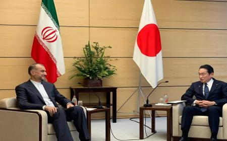 امیرعبداللهیان با نخست وزیر ژاپن دیدار کرد +فیلم