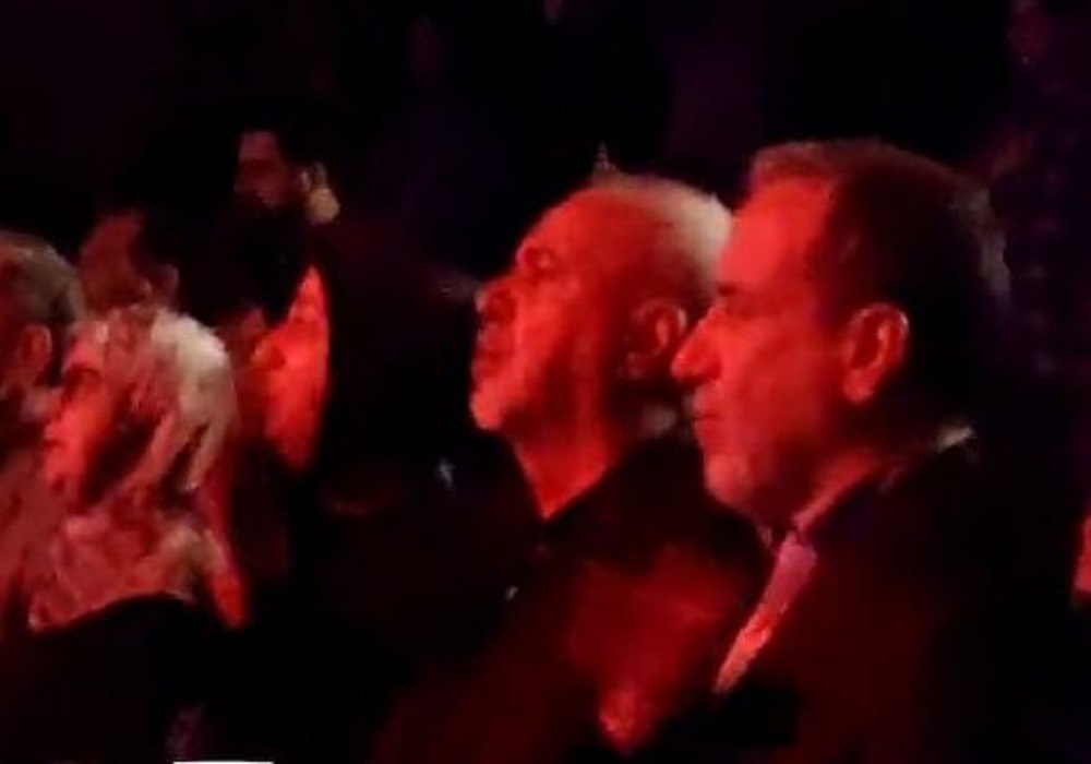 ظریف و عراقچی در کنسرت «مصطفی راغب»+فیلم