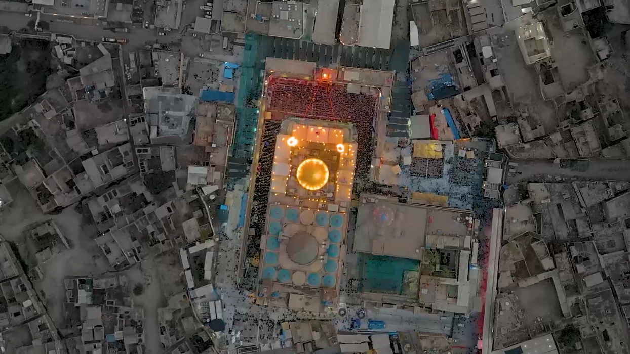 تصاویری هوایی از خانه پدری امام زمان عجل‌الله‌فرجه +فیلم