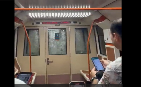 لحظات دلهره‌آور از سیل شدید در متروی مادرید +فیلم