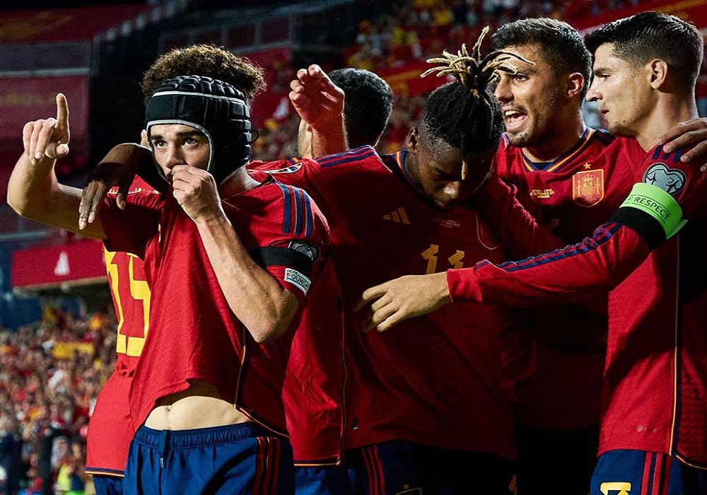 پیروزی قاطعانه اسپانیا برابر قبرس +فیلم