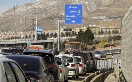 انسداد جاده چالوس و آزادراه تهران - شمال