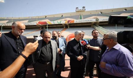 هاشمی: چمن ورزشگاه آزادی باید در بلند مدت عوض شود