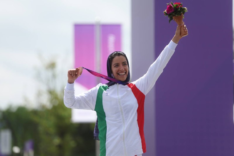 اولین مدال تاریخ دوچرخه‌سواری زنان ایران