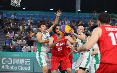 بسکتبال سه نفره ایران از صعود به نیمه‌نهایی جا ماند