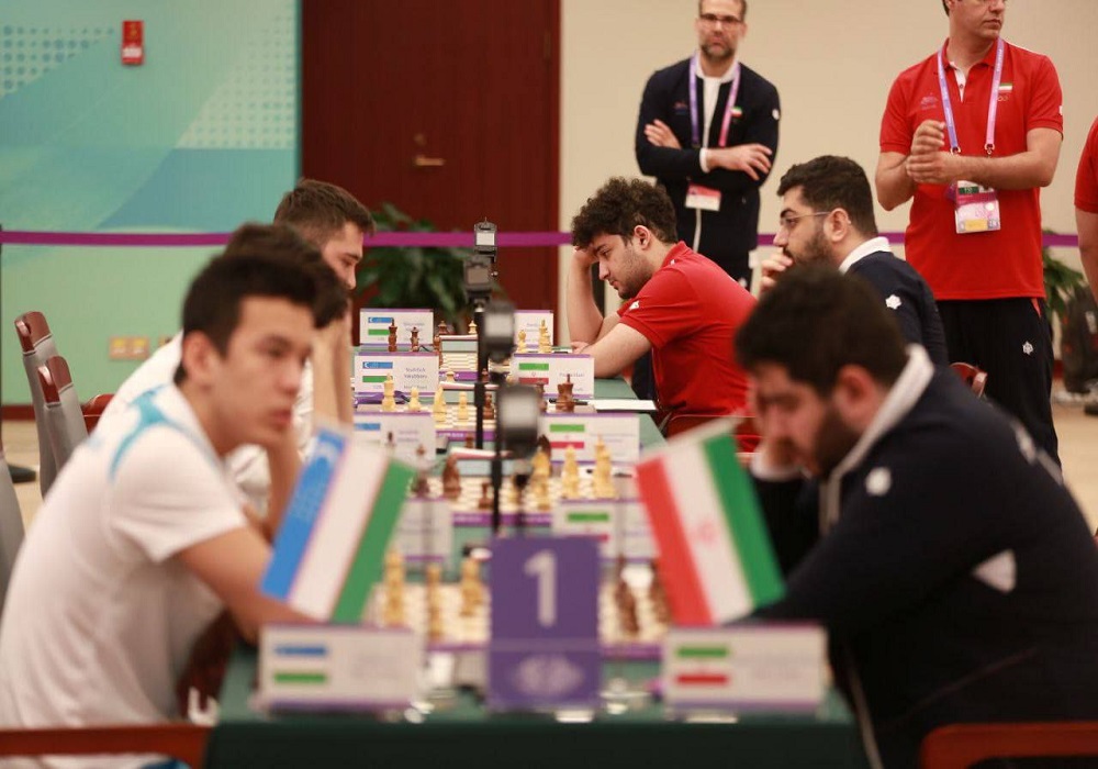 پیروزی تیم ملی شطرنج مقابل مدعی اصلی قهرمانی