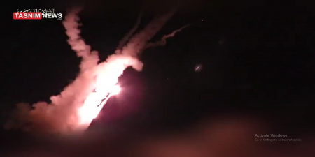 فیلمی از حمله بامداد امروز به تل‌آویو