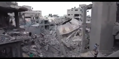 فیلمی از ویرانی‌های به جا مانده از حملات رژیم صهیونیستی به غزه