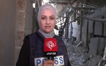 گزارش خبرنگار العالم از دفتر ویرانه این شبکه در غزه + فیلم
