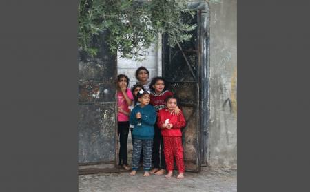 یک فریم عکس معنادار از کودکان غزه