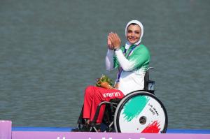 تصاویری از شادی سارا عبدالملکی پس از دستیابی به مدال برنز