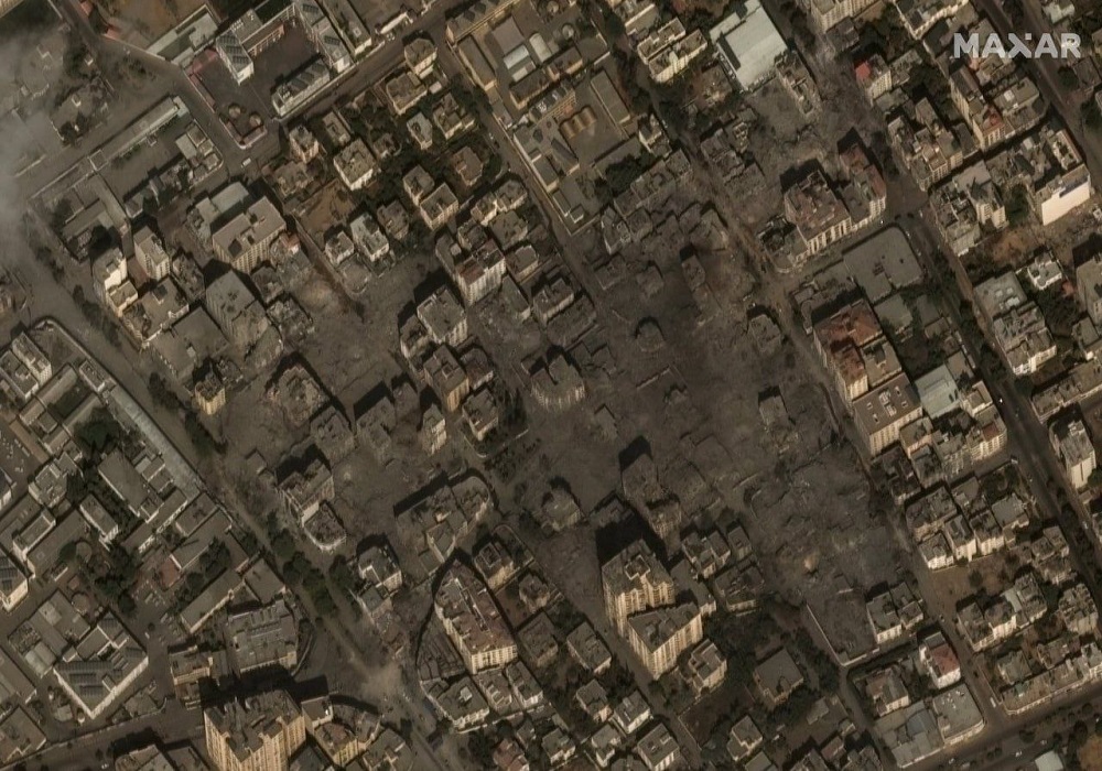 تصاویر ماهواره‌ای از ویرانی‌های غزه