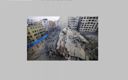 خان‌ یونس پس از بمباران جنگنده‌‌های اسرائیل + فیلم