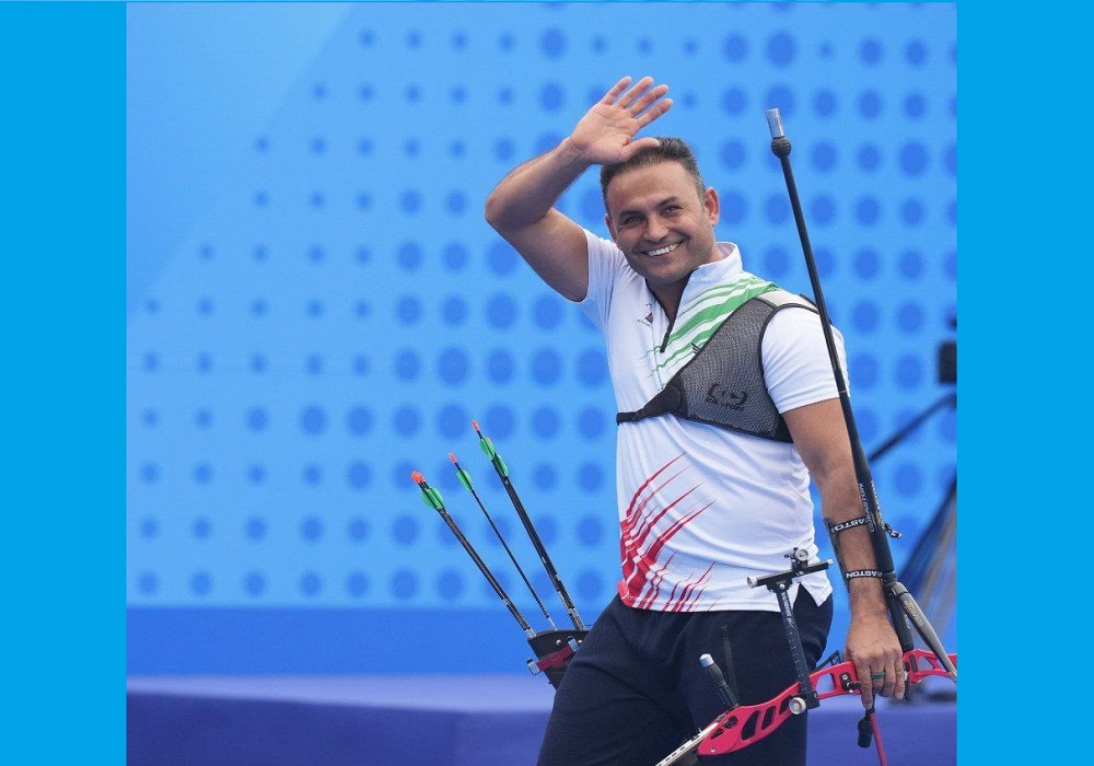 غلامرضا رحیمی در ریکرو طلایی شد+ فیلم