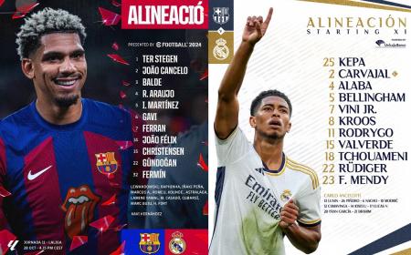 ترکیب بارسلونا و رئال مادرید برای ال‌کلاسیکو