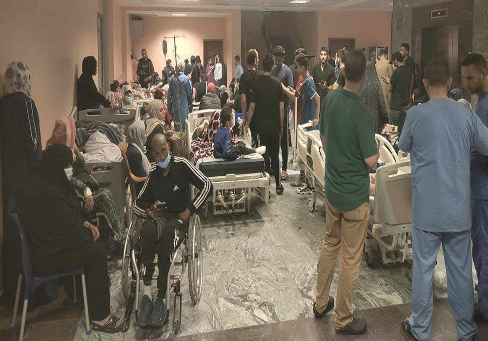 صهیونیست‌ها «بیمارستان الترکی» غزه را هدف قرار دادند + تصاویر