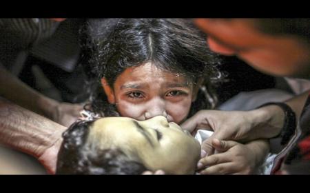غزه به گورستان کودکان تبدیل شده است + فیلم