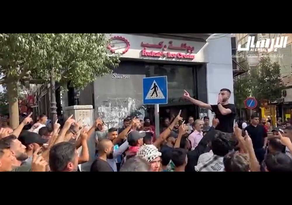 تظاهرات فلسطینیان در رام‌الله و نابلس + فیلم