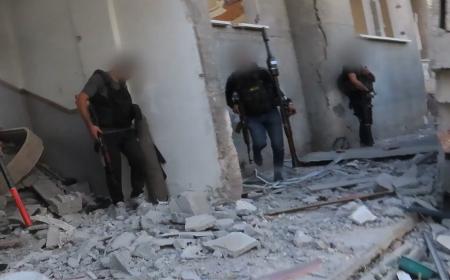 درگیری نیروهای مقاومت با نظامیان صهیونیست در شمال غزه + فیلم