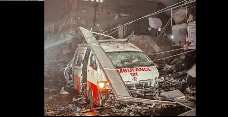 تنها۷ دستگاه آمبولانس در غزه باقی مانده است