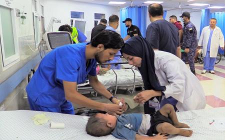 حمله نظامیان صهیونیست به بیمارستان ها  + فیلم