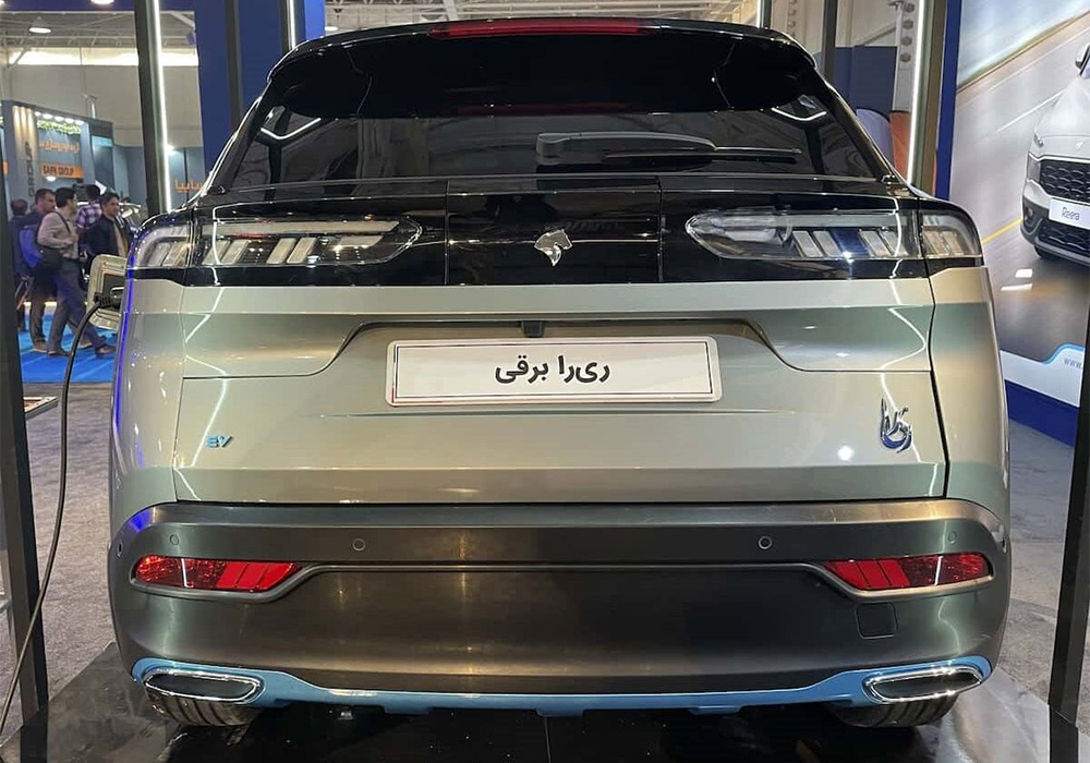 ایران‌خودرو: اگزوز برای زیبایی خودروی برقی است