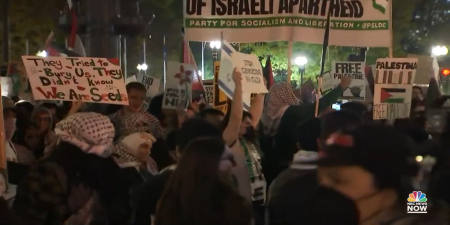 خیابان‌های واشنگتن دوباره در انحصار مدافعان فلسطین + فیلم