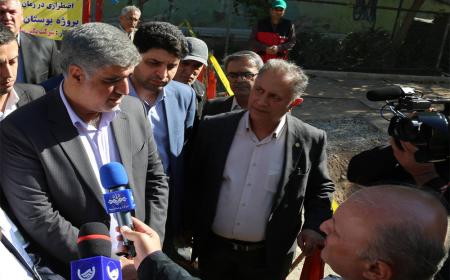 بازدید فرماندار تهران از صد و پنجاه و یکمین مخزن آب اضطراری