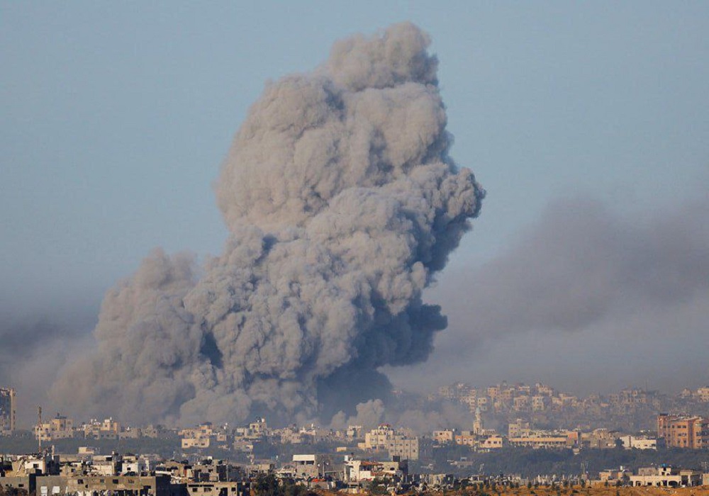 رژیم شمال نواره غزه را بمباران کرد
