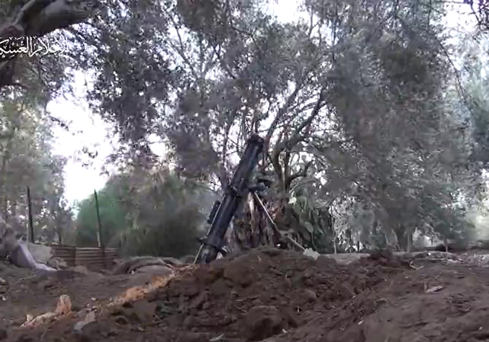 هدف قرارگرفتن نظامیان صهیونیست با خمپاره + فیلم