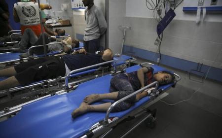 وضعیت اسف‌بار بیمارستان‌های غزه + فیلم