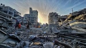 مواجهه مردم غزه با محله‌هایشان + فیلم