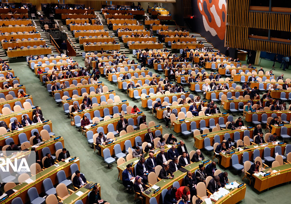 تذکر نماینده چین در سازمان ملل متحد به نماینده اسراییل + فیلم