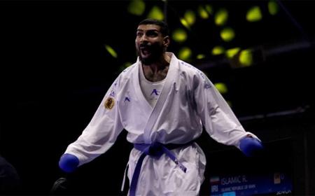 قهرمانی صالح اباذری در فینال تمام ایرانی کاراته