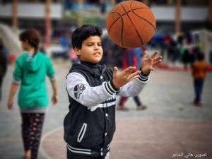 شور و نشاط کودکان آواره فلسطینی + تصاویر