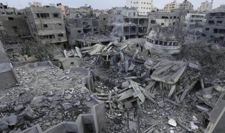 بمباران دوباره جنوب غزه + فیلم