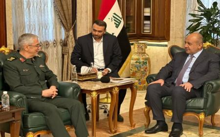 دیدار سرلشکر باقری با وزیر دفاع عراق