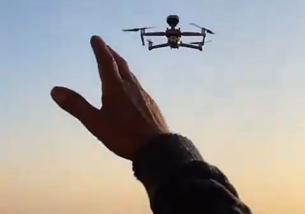 پرواز پهپاد حامل پیام‌ تهدید‌آمیز در کرانه باختری! + فیلم