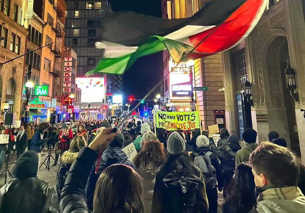 مردم بوستون پشت فلسطین + تصاویر و فیلم