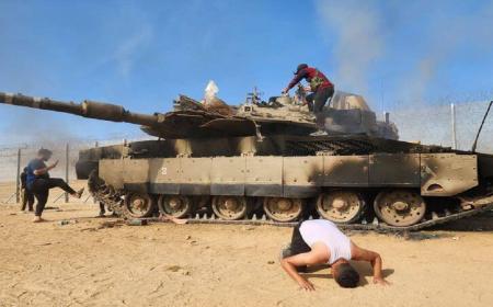 بررسی حملات «القسام» به تانک های اسرائیلی + فیلم