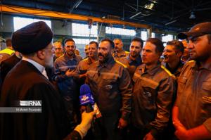 بازدید رئیس جمهور از کارخانه «ایران تراورس » + تصاویر