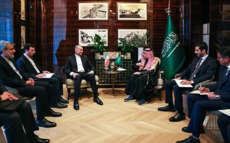 وزیر امورخارجه کشور با  فیصل بن فرحان دیدار کرد