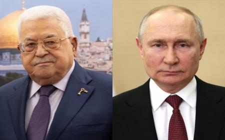 گفت‌وگوی پوتین با رئیس تشکیلات خودگردان فلسطین