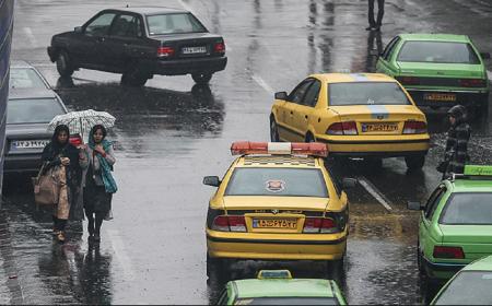 اولین باران زمستانی در راه تهران + فیلم