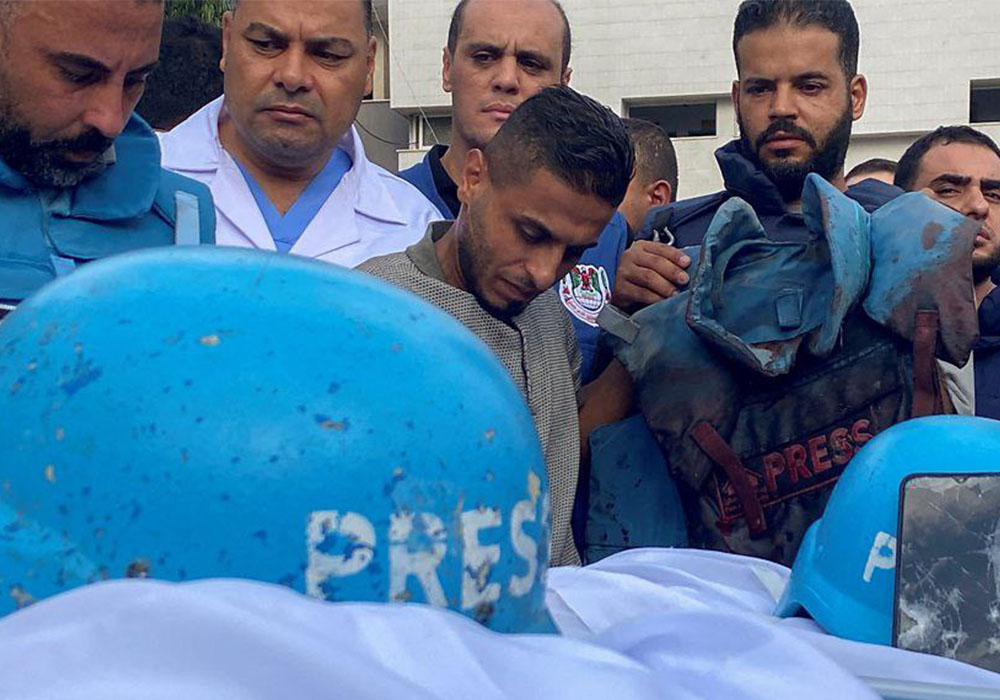 شهادت صدمین خبرنگار در غزه